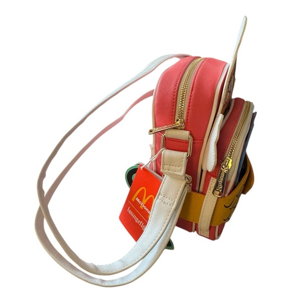 Loungefly McDonald’s Birdie the Early Bird Crossbuddies Crossbody Bag and Wallet - Picture 2 of 14